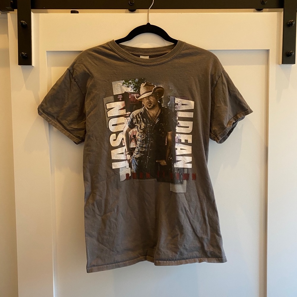2015 Jason Aldean Burn It Down Concert Tee M